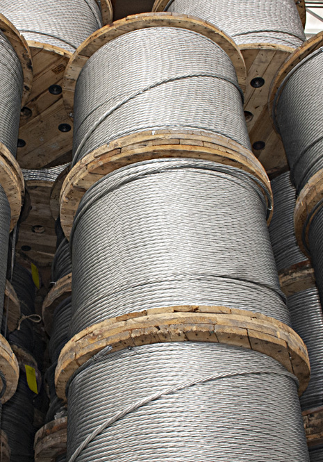 Cable de acero galvanizado, imagen del catálogo Palme